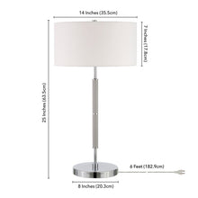 Load image into Gallery viewer, Bowyer 25&quot; Bedside Table Lamp 6442RR
