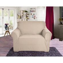 Load image into Gallery viewer, Box Cushion Armchair Slipcover (beige) 137ms
