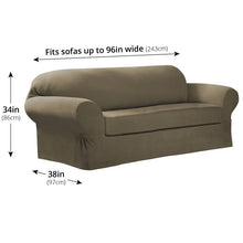 Load image into Gallery viewer, Box Cushion Sofa Slipcover (Set of 2) MRM402
