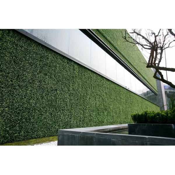 Boxwood Hedge Artificial Greenery Turf Panel (Set of 12)