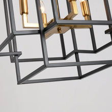 Load image into Gallery viewer, Boyes 8 - Light Square/Rectangle Chandelier
