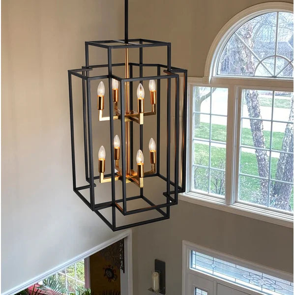 Boyes 8 - Light Square/Rectangle Chandelier