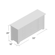 Load image into Gallery viewer, White Bracamonte TV Stand for TVs up to 58&quot; SB2069
