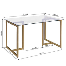Load image into Gallery viewer, Braelyn 47.2'' Iron Dining Table 7678RR
