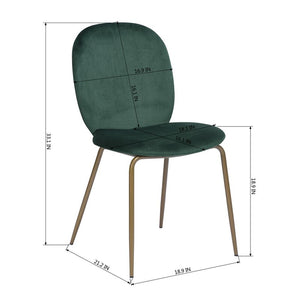 Brando Velvet Parsons Chair (Set of 2)
