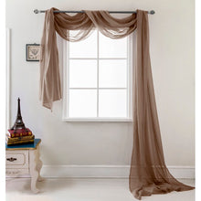 Load image into Gallery viewer, Brannon Solid Sheer Window Scarf CG307
