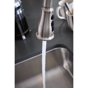 Brantford Pull Out Single Handle Kitchen Faucet with PowerBoost and Reflex