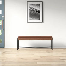 Load image into Gallery viewer, Braylon Leather Bench
