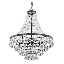 Load image into Gallery viewer, 27&#39;&#39; H X 22&#39;&#39; W X 22&#39;&#39; D Breanna 7 Light Dimmable Tiered Chandelier
