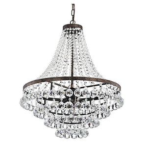 27'' H X 22'' W X 22'' D Breanna 7 Light Dimmable Tiered Chandelier