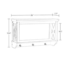 Load image into Gallery viewer, Espresso Brecken Wall Shelf MRM2887
