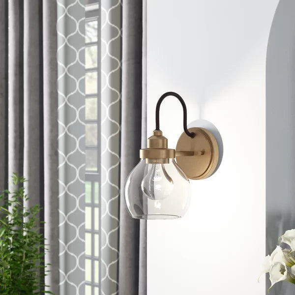 Brekke 1 - Light Dimmable Armed Sconce