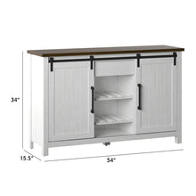 Load image into Gallery viewer, Brentley 54&#39;&#39; Wide 1 Drawer Sideboard 6990RR
