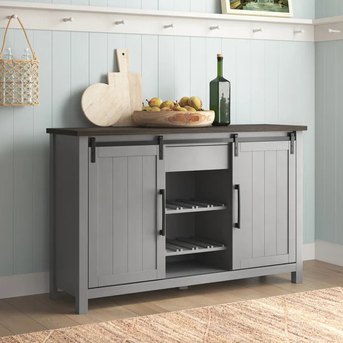 Antique Gray Brentley 54'' Wide 1 Drawer Sideboard