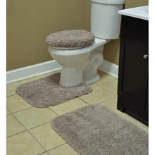 Load image into Gallery viewer, Taupe Breonna Bath Rug Set (Set of 3)
