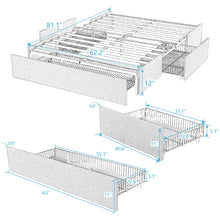 Load image into Gallery viewer, Bret Upholstered Storage Bed queen
