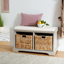 Load image into Gallery viewer, Briananthony Upholstered Cubby Storage Bench
