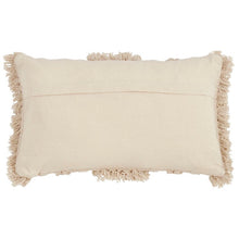 Load image into Gallery viewer, Brianne Cotton Feathers Striped Lumbar Pillow 6900RR/GL
