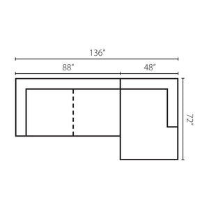 Briarhill Sofa Piece ONLY 3365AH-OB
