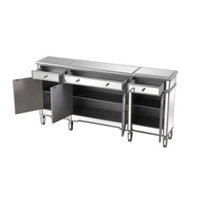 Load image into Gallery viewer, Briel 72&#39;&#39; Wide 3 Drawer Rubberwood Sideboard
