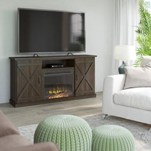 Load image into Gallery viewer, Briella TV Stand for TVs up to 70&quot; with Fireplace Included
