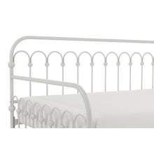 Load image into Gallery viewer, White Bright Pop Metal Twin Daybed with Trundle 7303
