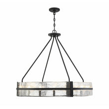 Load image into Gallery viewer, 12 Light Pendant Brisa Unique Drum Chandelier
