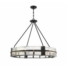 Load image into Gallery viewer, 12 Light Pendant Brisa Unique Drum Chandelier
