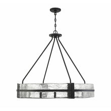 Load image into Gallery viewer, 12 Light Pendant Brisa Unique Drum Chandelier
