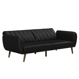 Brittany 81.5'' Faux Leather Sleeper Sofa