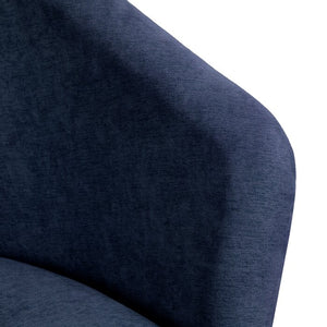 Brittnie 21.85" W Polyester Twill Barrel Chair #AD240