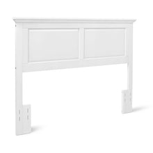 Load image into Gallery viewer, Full / Queen Gloss White Brixton Panel Headboard SB2118
