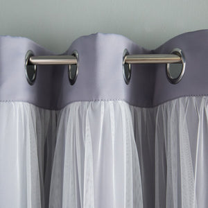 Brockham Solid Blackout Grommet Curtain Panels (Set of 2) SB1916