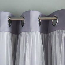 Load image into Gallery viewer, Brockham Solid Room Darkening Grommet Curtain Panels (Set of 2) GL239
