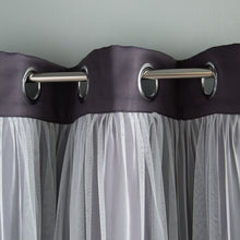 Load image into Gallery viewer, Brockham Solid Room Darkening Grommet Curtain Panels (Set of 2) #ND1118
