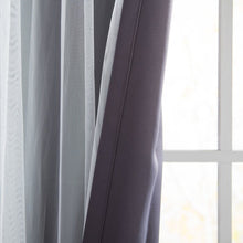 Load image into Gallery viewer, Brockham Solid Room Darkening Grommet Curtain Panels (Set of 2) #ND1118
