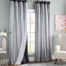 Load image into Gallery viewer, Brockham Solid Room Darkening Grommet Curtain Panels (Set of 2)

