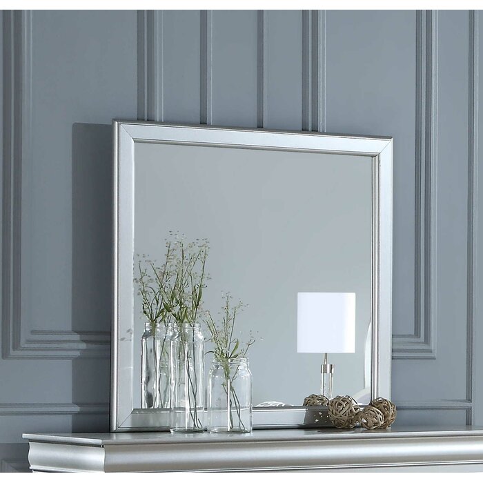 Brodeur Traditional Dresser Mirror Platinum #1891HW