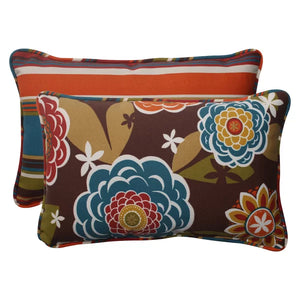 16.5" H x 24.5" W x 5" D Brodhead Reversible Indoor/Outdoor Lumbar Pillow (Set of 2)
