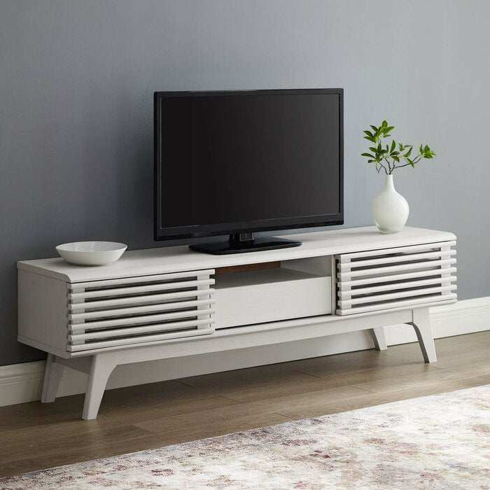 Brody White TV Stand for TVs up to 65