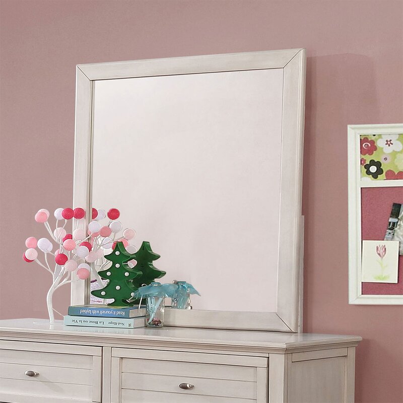 White Brogan Traditional Dresser Mirror 2319AH