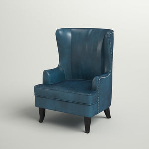 Brookport Upholstered Wingback Chair, 41'' H X 30.7'' W X 30.3'' D