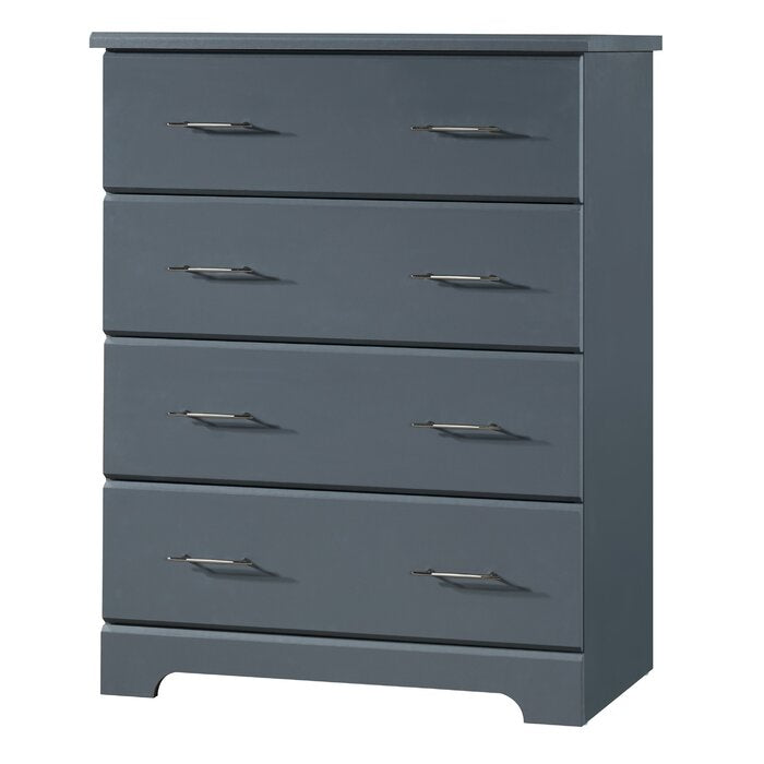 Gray Brookside 4 Drawer Chest ( AP603 )