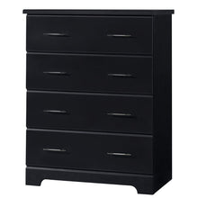 Load image into Gallery viewer, Black Brookside 4 Drawer Chest MRM1340
