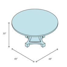 Load image into Gallery viewer, Brooksville 48&#39;&#39; Pedestal Dining Table
