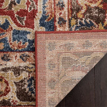 Load image into Gallery viewer, Broomhedge Oriental Area Rug in Royal Red 2&#39;3&quot; x 8&#39;
