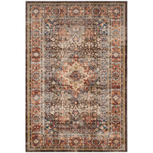 Load image into Gallery viewer, Broomhedge Power Loom Performance Brown/Rust Rug, Rectangle 5&#39;3&quot; x 7&#39;6&quot;
