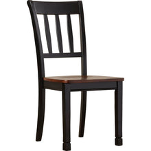 Load image into Gallery viewer, Carrol Ladder Back Side Chair in Black/Brown (Set of 2) 4235RR
