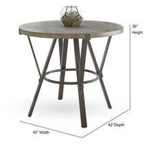 Load image into Gallery viewer, Bruce Counter Height 42&#39;&#39; Iron Dining Table *AS-IS*
