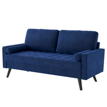 Load image into Gallery viewer, Brumback 69.7&#39;&#39; Velvet Square Arm Sofa

